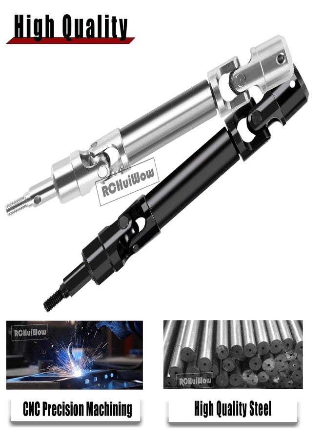 مجموعة ترقية محور نقل الحركة RCHuiWow RC لسيارات Granite/Senton 4x4 3S Blx (Mega 550)/Vorteks 3s blx بمقياس 1/10، أعمدة نقل حركة من الفولاذ المقوى CVD مع رأس سداسي، 4 قطع، فضي - Image 5